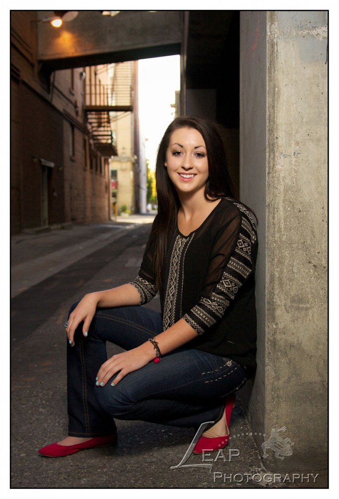 Downtown Boise Senior Picture of female