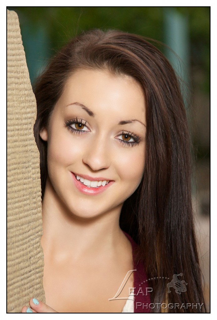 Portrait of a high school senior