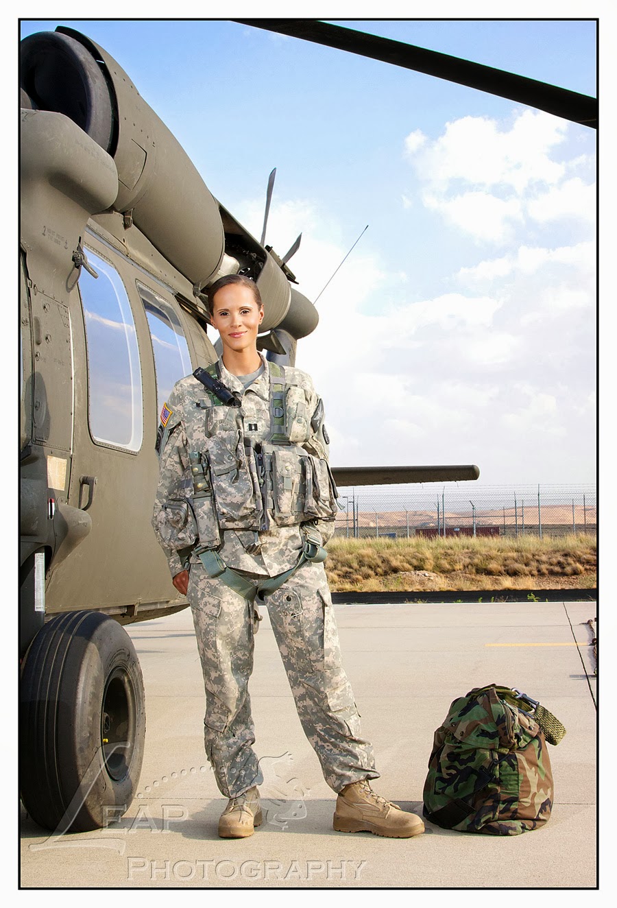 Nicole Female Black Hawk Helicopter Pilot HERLIFE Magazine Boise 