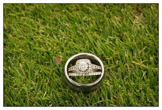 wedding rings on the golf course