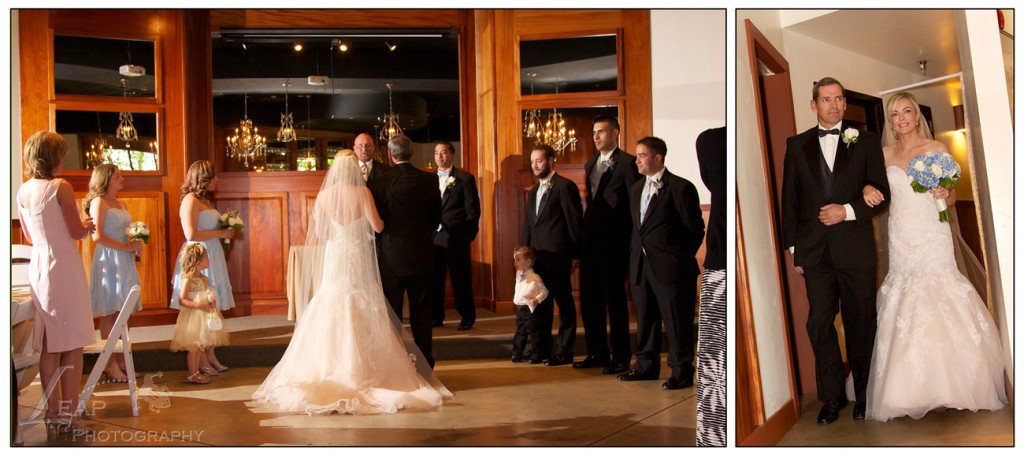 Boise wedding ceremony at Water's Edge Event Center