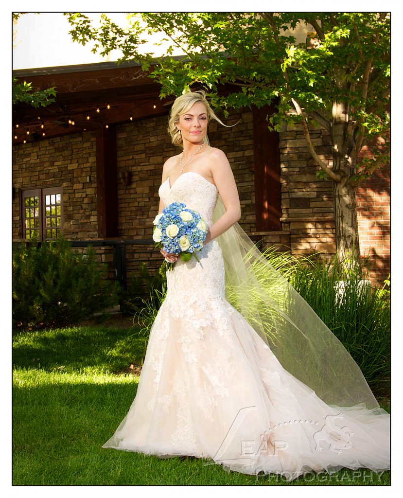 Boise bride on her wedding day