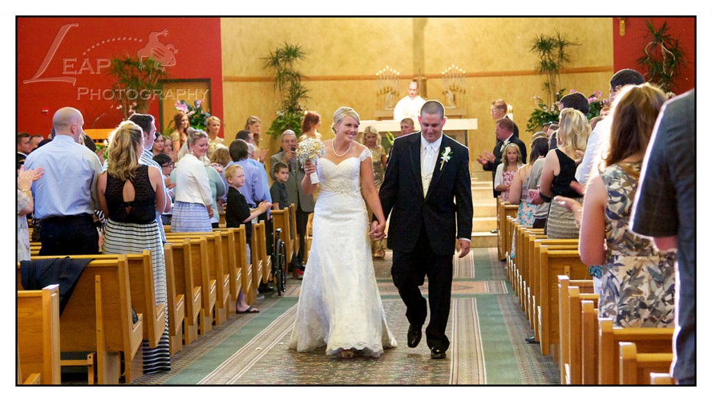 end of wedding ceremony