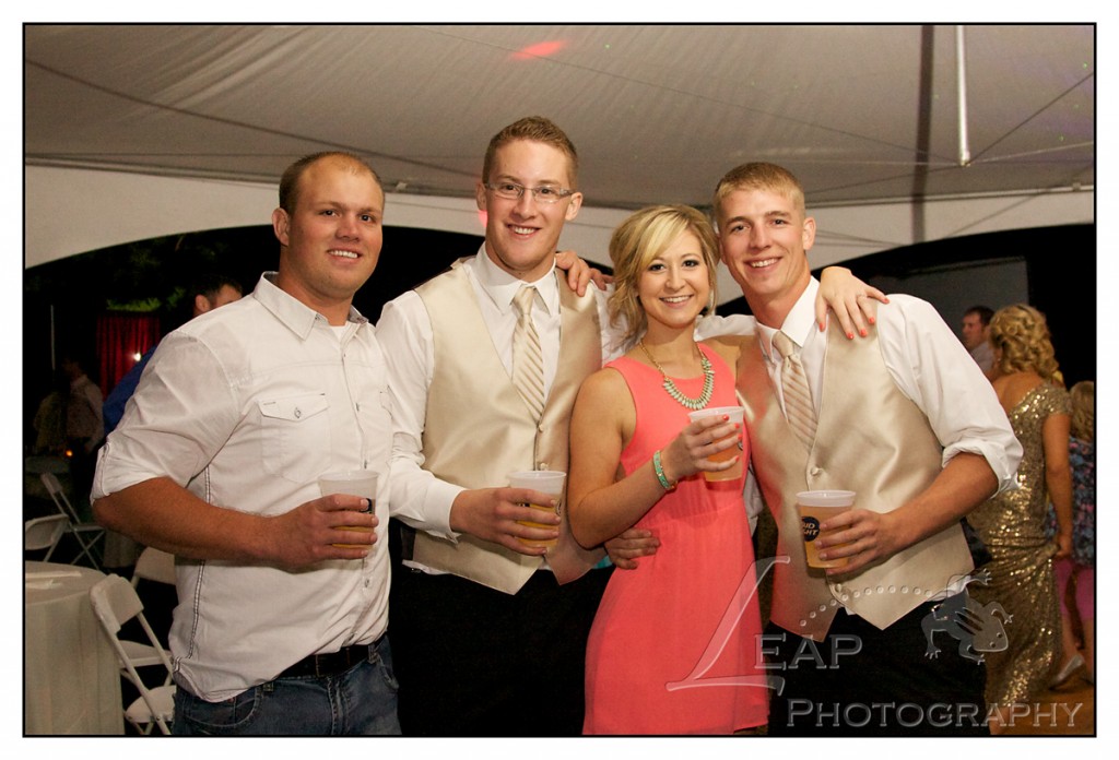 group of friends at Boise Wedding