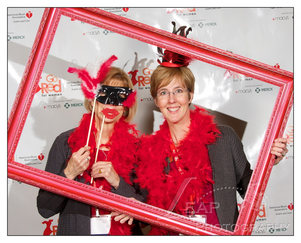 portrait of two women at Boise Go Red For Women
