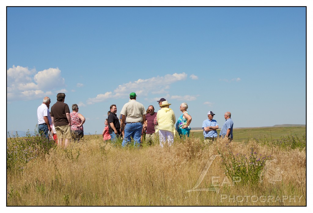 people gathered for memorial service