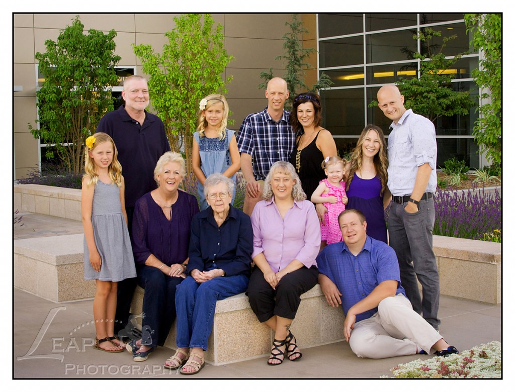 family portrait in Boise Idaho