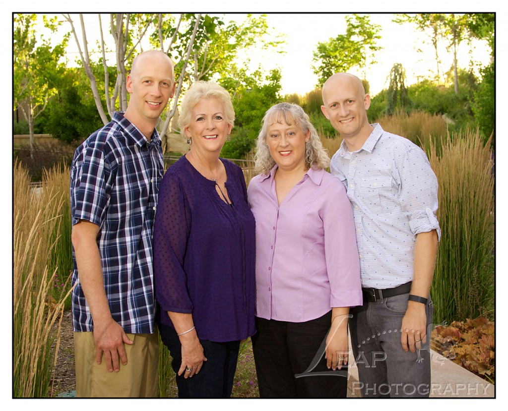 family portrait in Boise Idaho