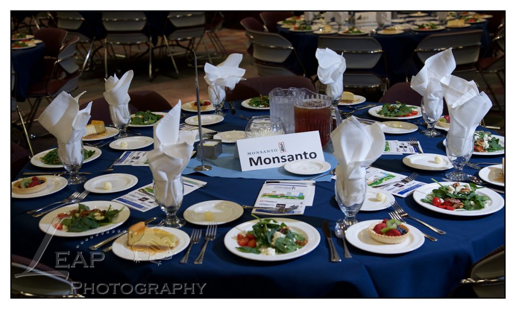 Table Decor at Corporate Luncheon