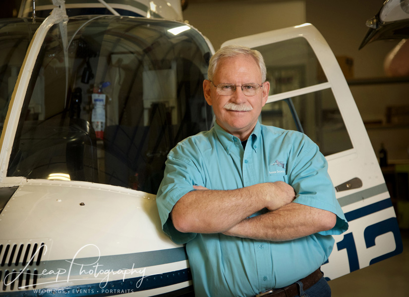 business headshot of helicopter pilot
