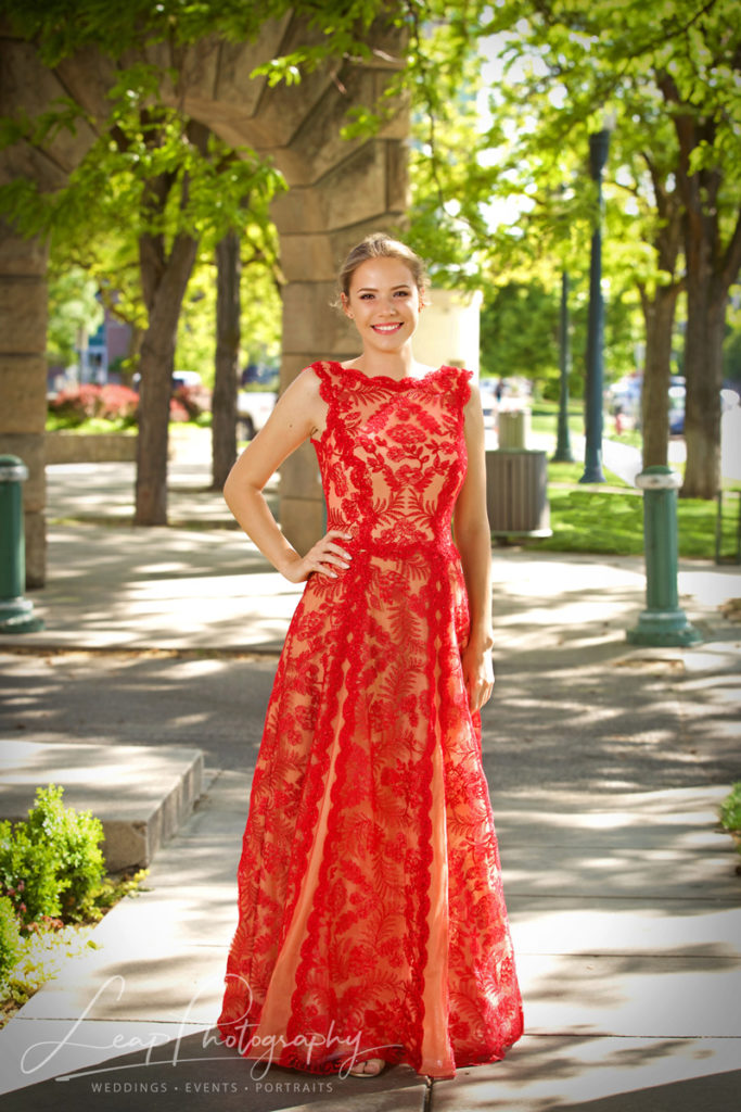 Prom Photo at CW Moore Park