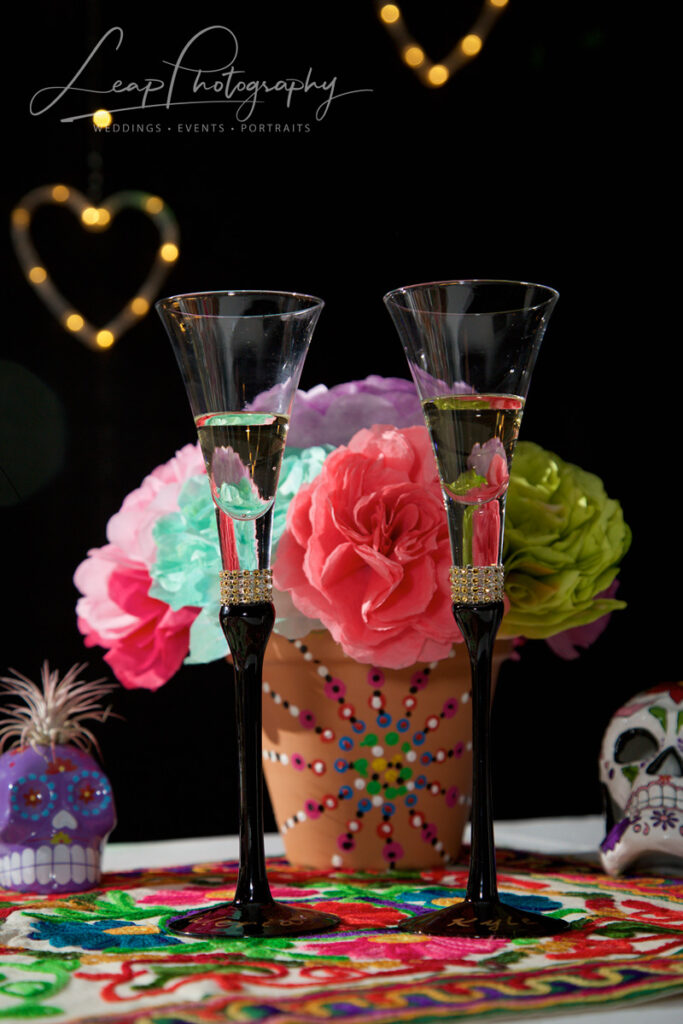 Champagne Flutes for wedding reception