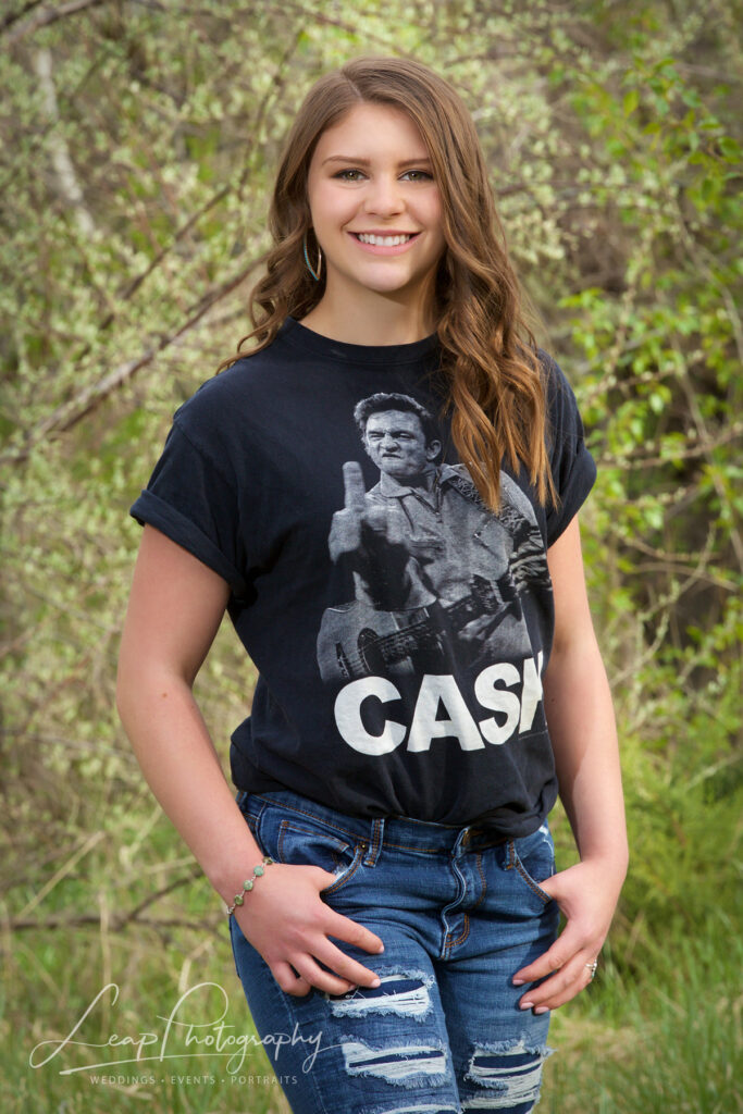 outdoor senior photo of Boise, Idaho Female