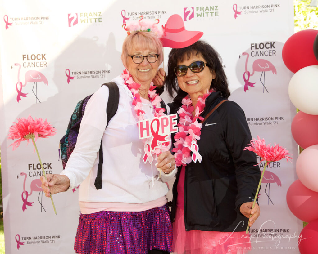 Women at a Breast Cancer Walk