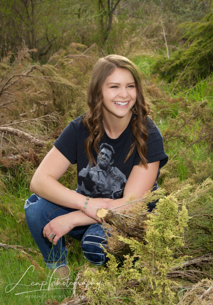 casual senior photo of Boise female
