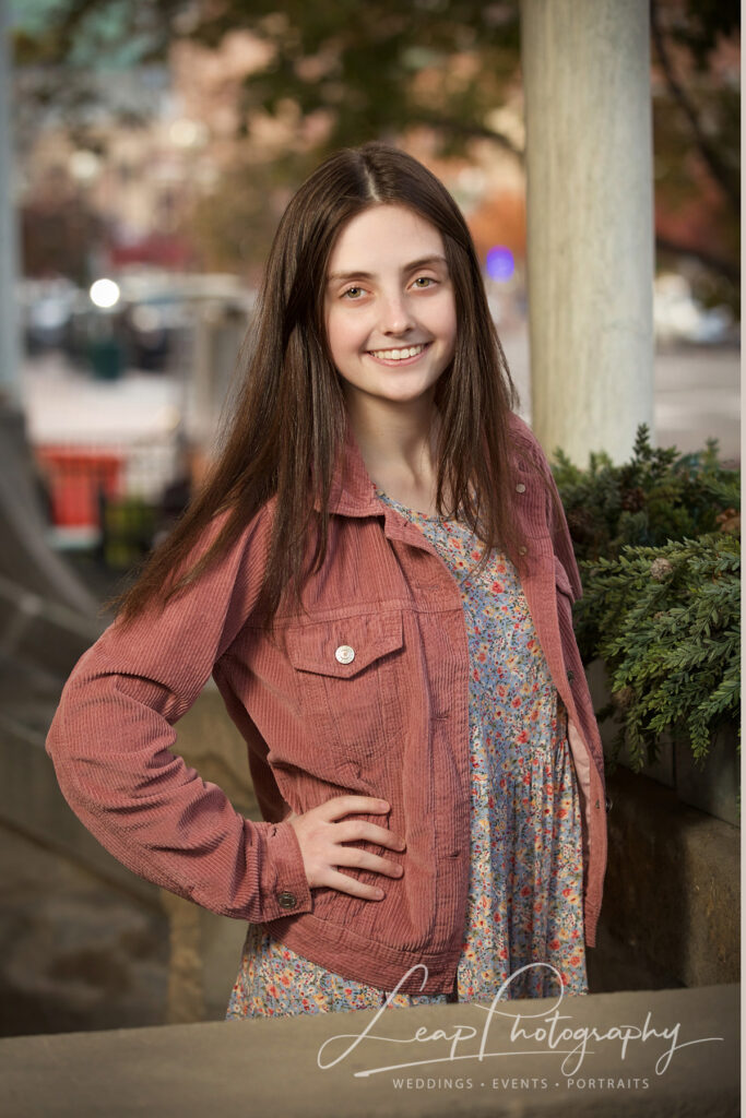 senior photos downtown boise
