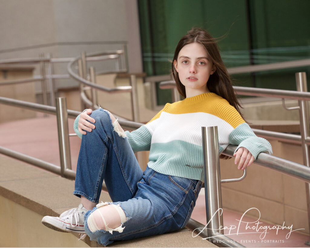 outdoor senior pictures in Boise