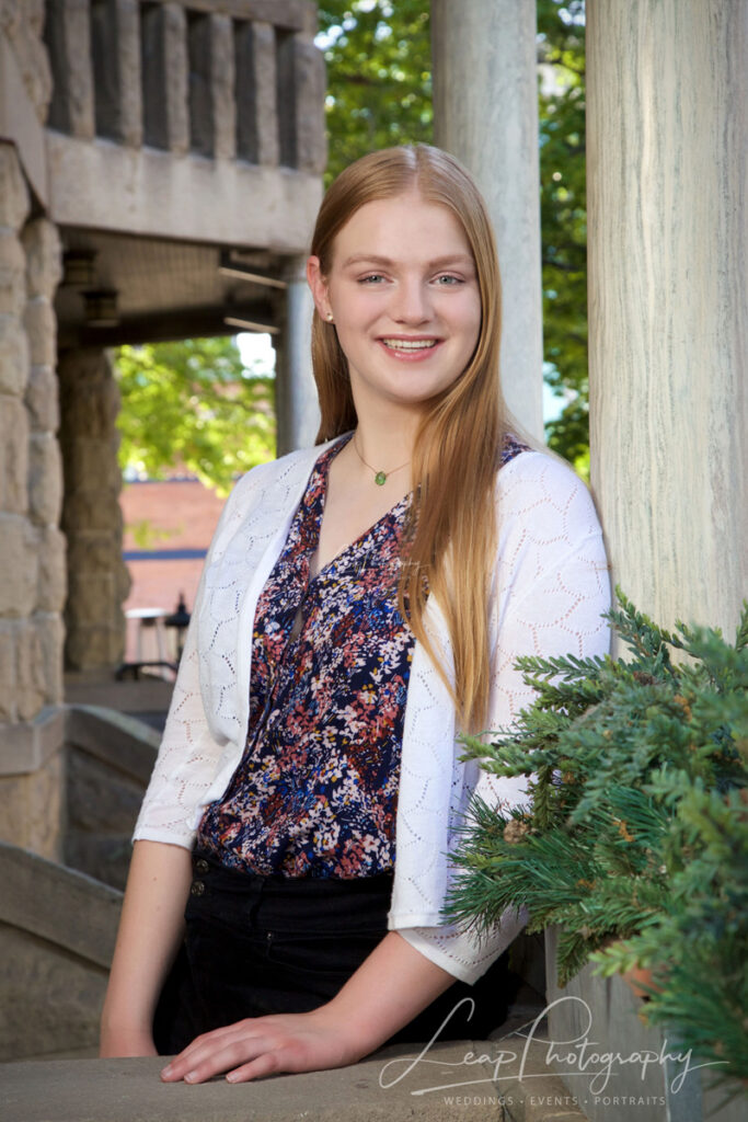 senior picture of boise female