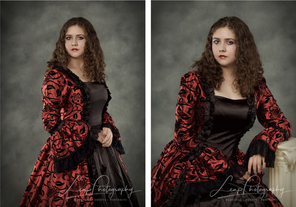 vintage style photos of Boise senior