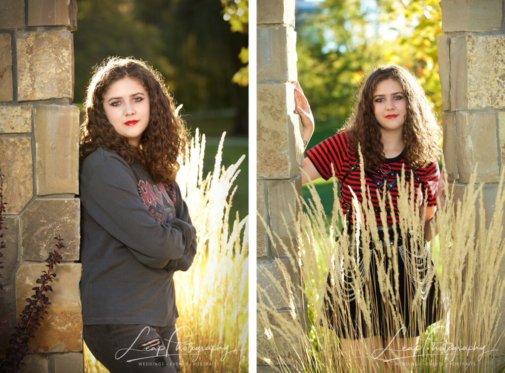 senior photos of boise female