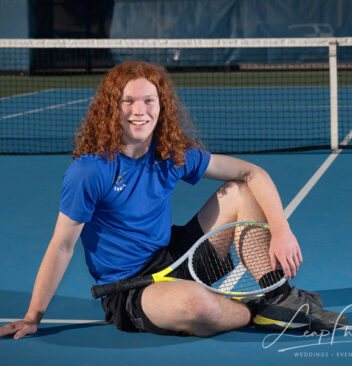 senior photo of tennis player