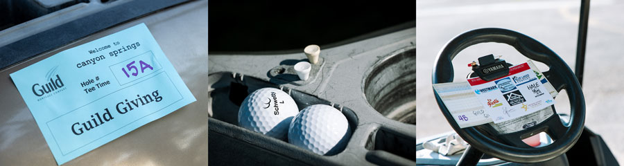 Golf tournament detail photos